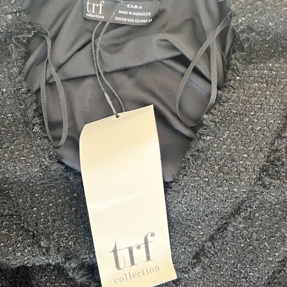 ZARA TWEED DRESS BLAZER DRESS - Picture 6 of 8